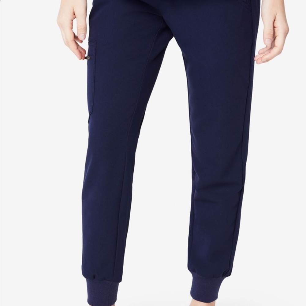 Figs navy jogger scrub pants